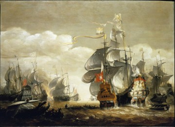 ヴァン・ミンダーハウト海戦ローストフト海戦 Oil Paintings